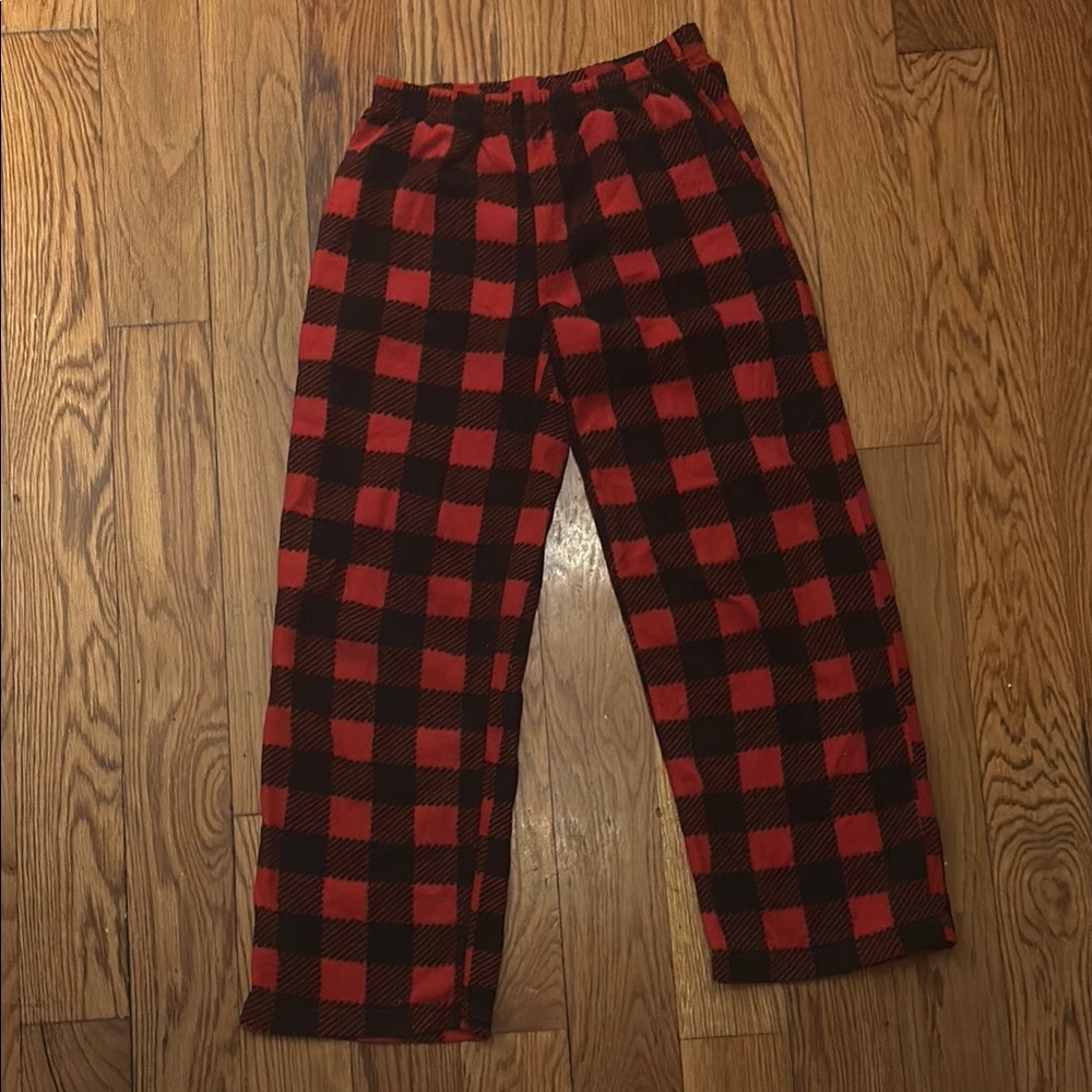Buffalo plaid pajama pants